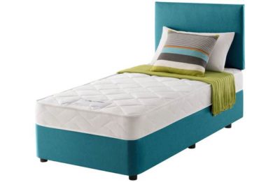 Layezee Calm Micro Quilt Single Teal Divan Bed Layezee Calm Micro Quilt Single Teal Divan Bed